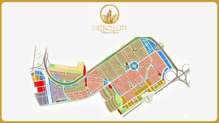 Master plan visual for Saffron City